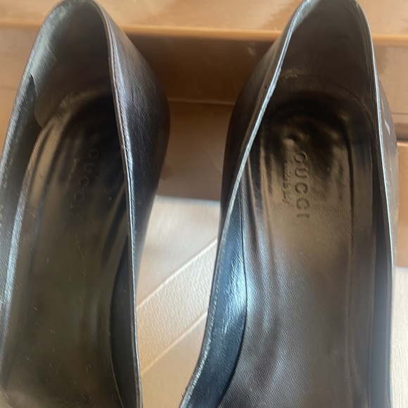 Gucci black shoes size 8/5 with box and certificate - Picture 2 of 7